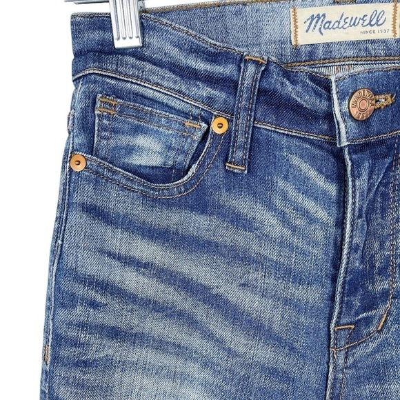 Madewell High Riser Skinny Distressed Jeans 24 - Picture 3 of 13